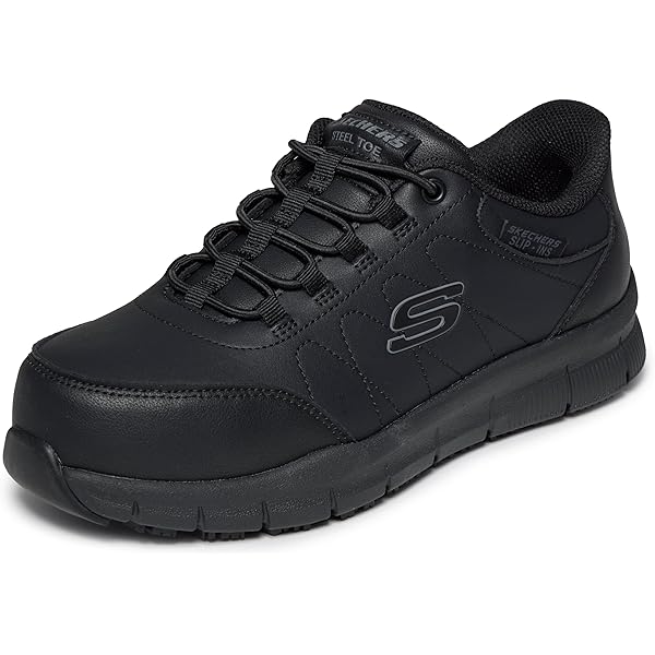 Amazon.com | Skechers Uno SR Comp Toe Black 5 M | Fashion Sneakers